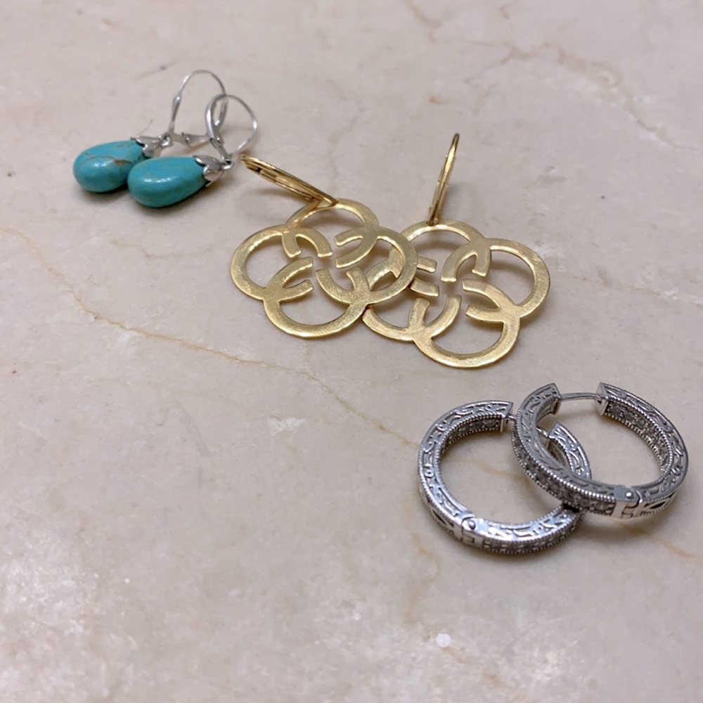 Earring Bundle Of 3 Pairs - image 1